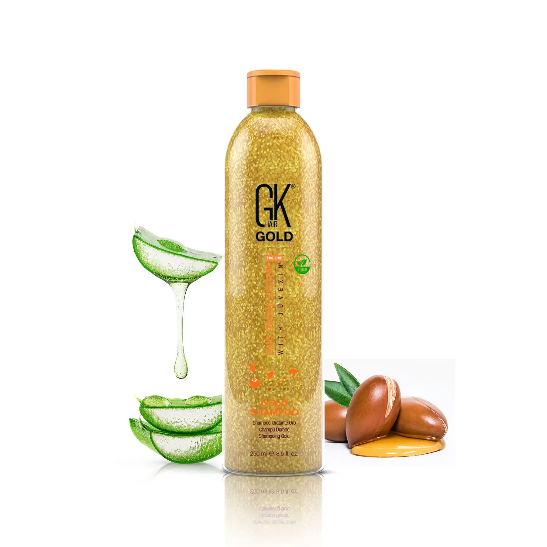 GK Hair Gold Shampoo – Limpieza nutritiva con Juvexin® – GKhairchile